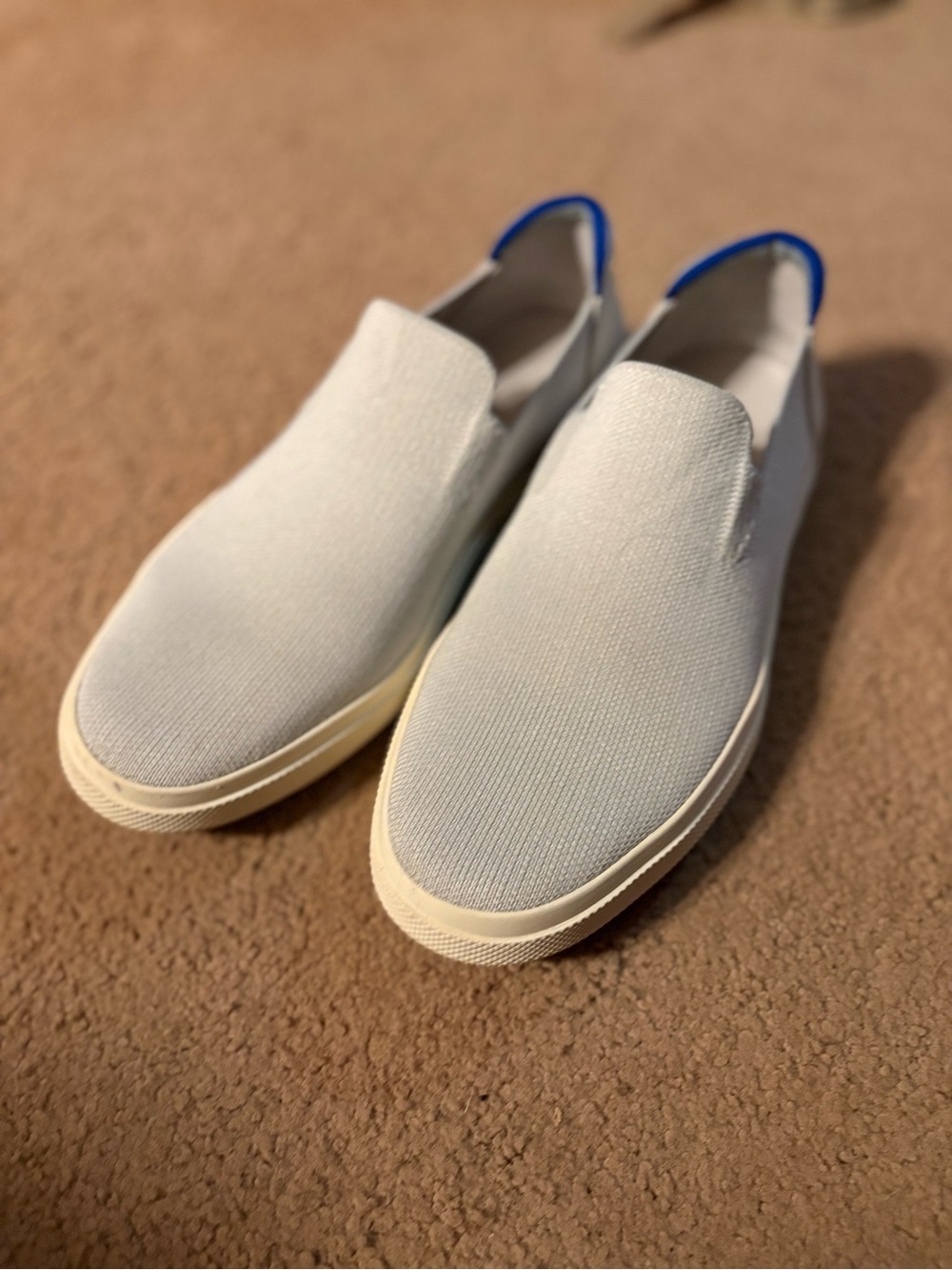 Rothy's Cloud Gray Slip-on Sneakers. - Picture 4 of 5